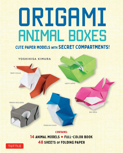 Cover image for Origami Animal Boxes Kit, isbn: 9780804859721