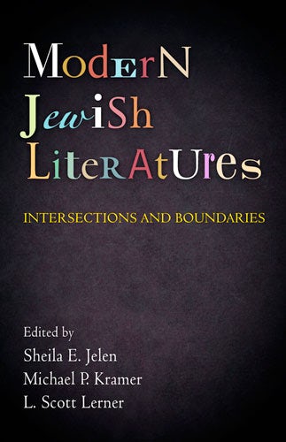 Book cover image for Modern Jewish Literatures ISBN: 9780812204360