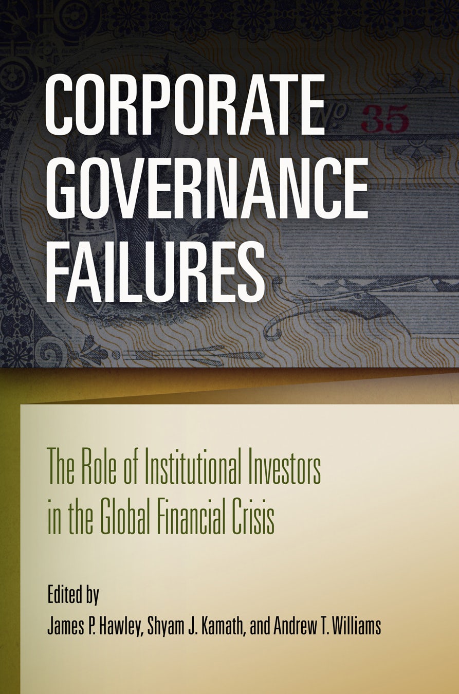 Book cover image for Corporate Governance Failures ISBN: 9780812204643