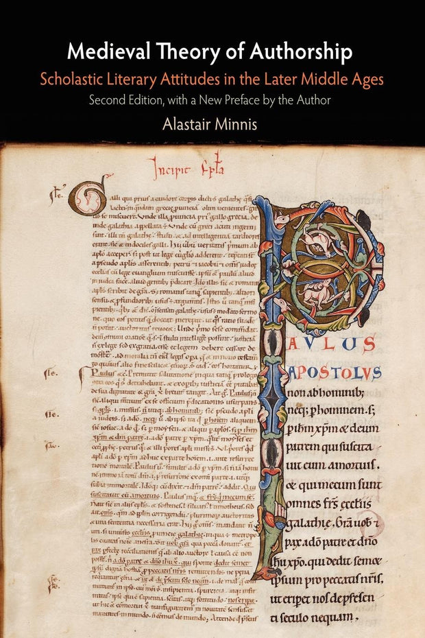 Cover image for Medieval Theory of Authorship, isbn: 9780812205701