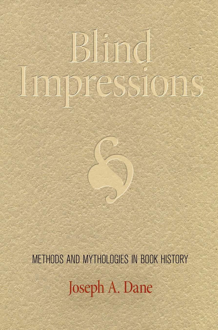 Book cover image for Blind Impressions ISBN: 9780812208696