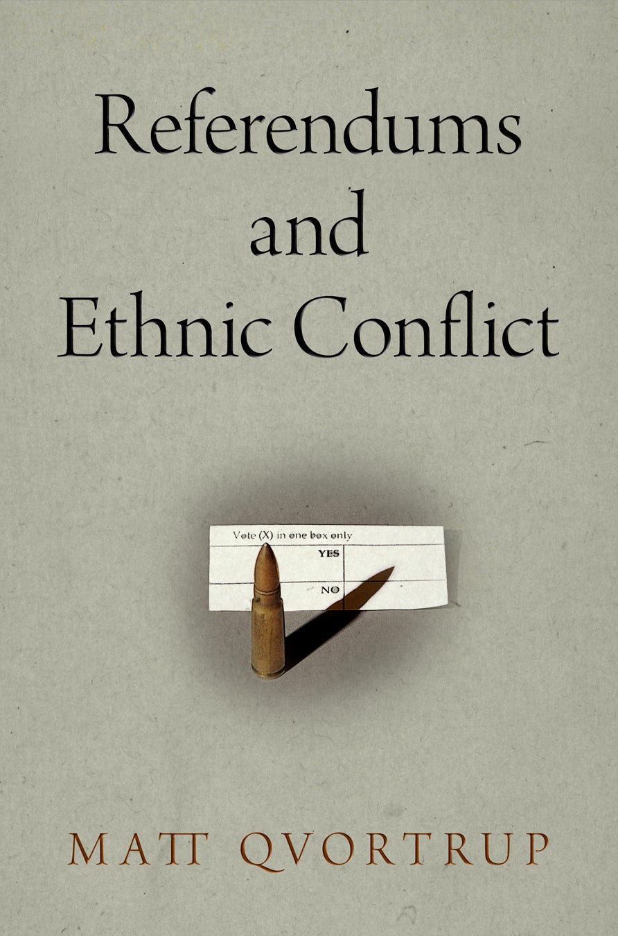 Book cover image for Referendums and Ethnic Conflict ISBN: 9780812209327