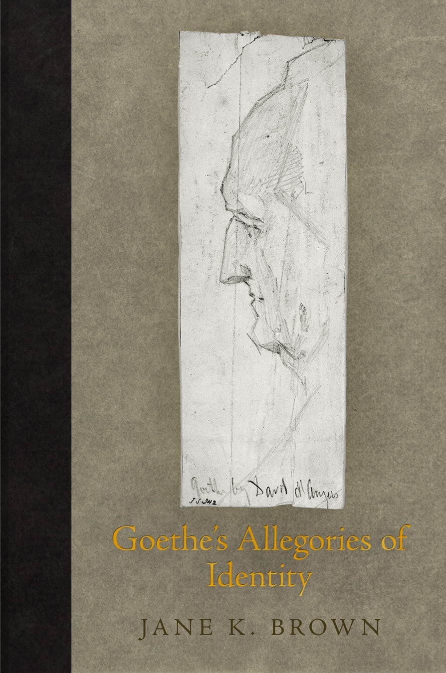 Book cover image for Goethe's Allegories of Identity ISBN: 9780812209389