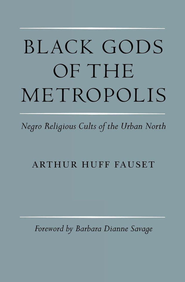 Cover image for Black Gods of the Metropolis, isbn: 9780812210019