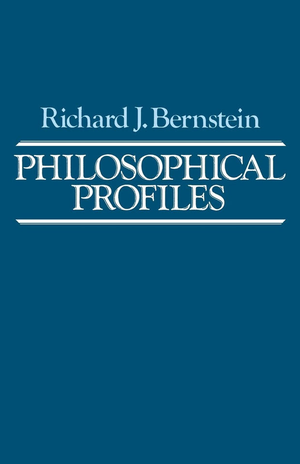 Cover image for Philosophical Profiles, isbn: 9780812212167
