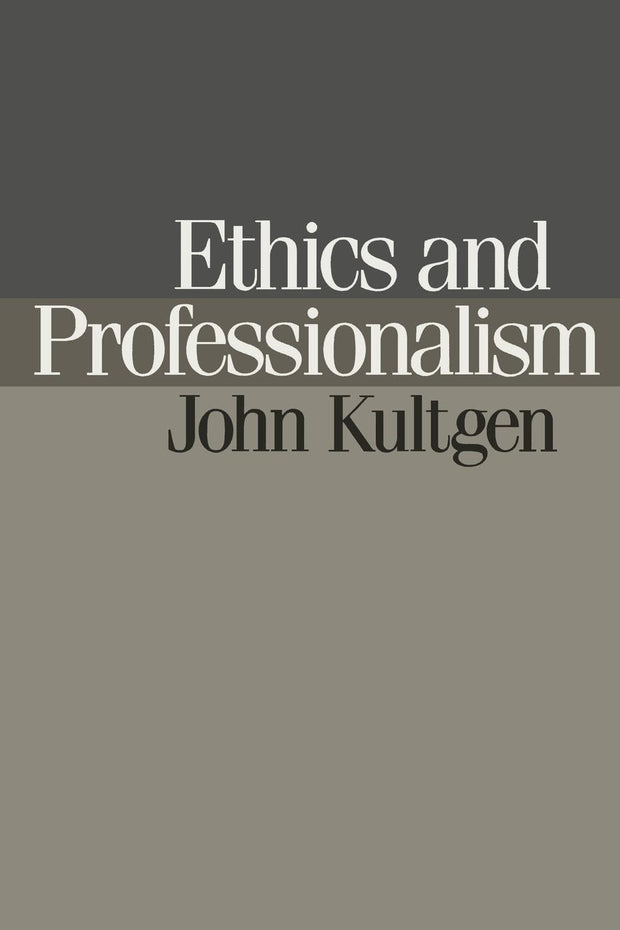 Cover image for Ethics and Professionalism, isbn: 9780812212631