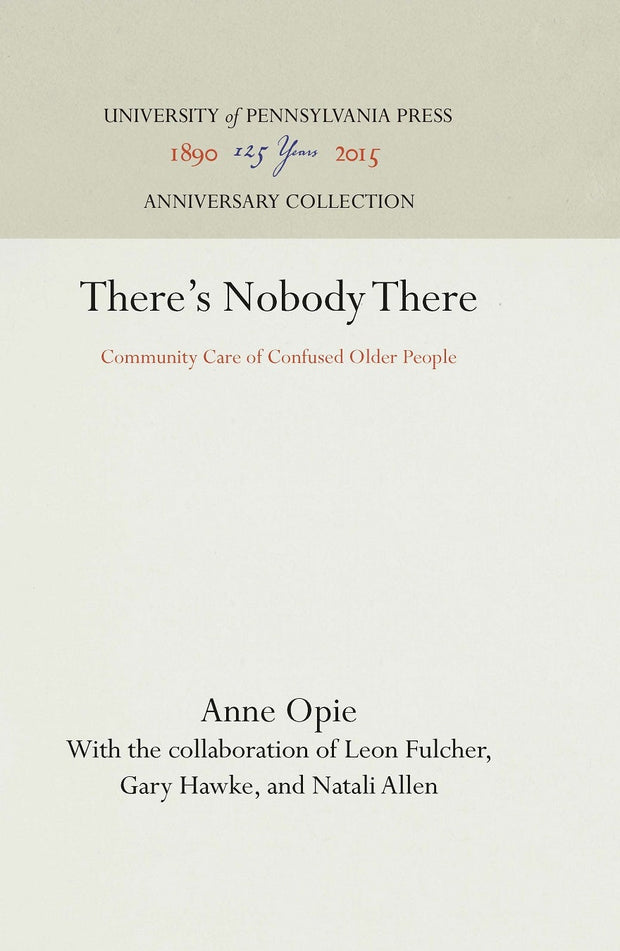 Cover image for There's Nobody There, isbn: 9780812214192