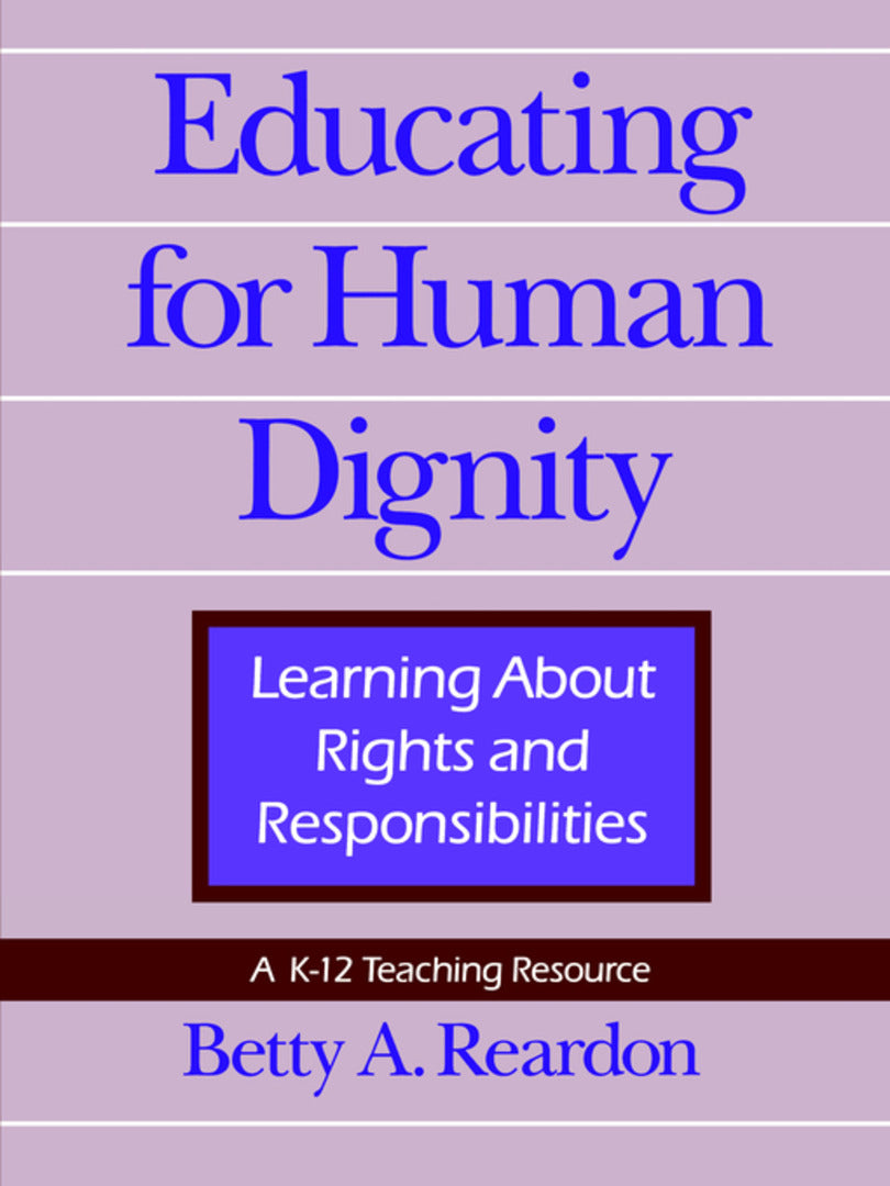 Cover image for Educating for Human Dignity ISBN 9780812215243