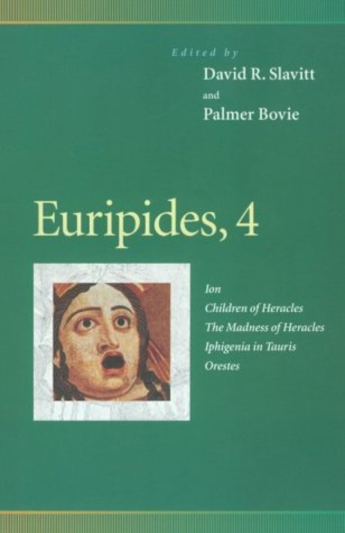Cover image for Euripides, 4 ISBN 9780812216974
