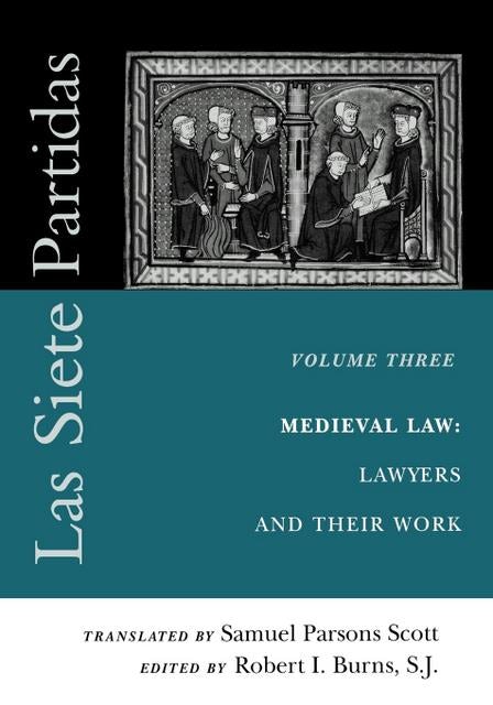 Cover image for Las Siete Partidas, Volume 3, isbn: 9780812217407