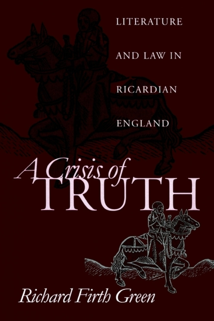 Cover image for A Crisis of Truth ISBN 9780812218091