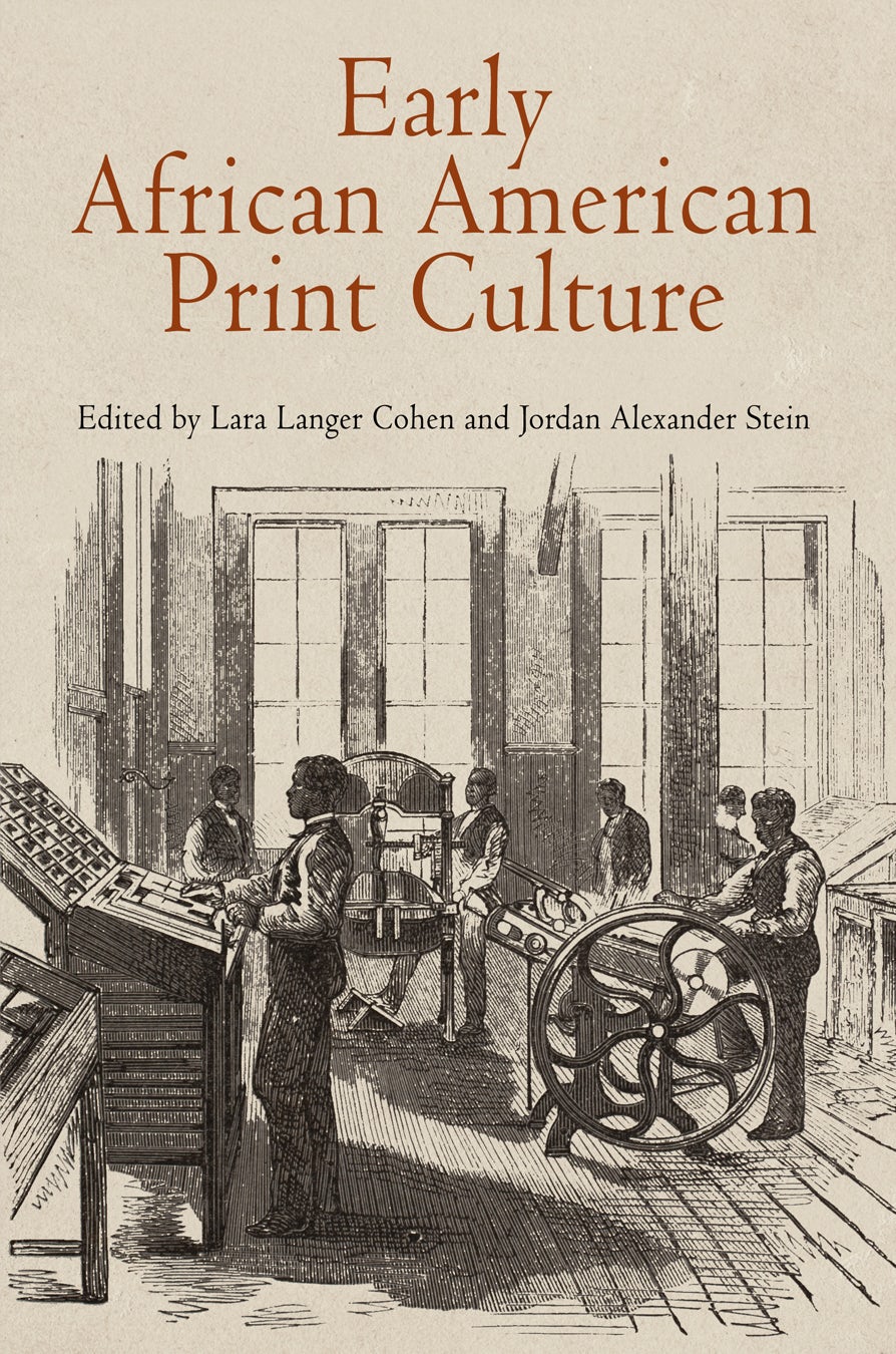 Book cover image for Early African American Print Culture ISBN: 9780812223347