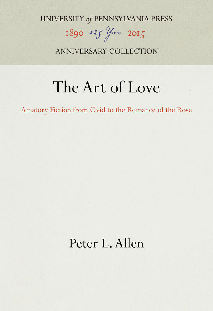 Cover image for The Art of Love ISBN 9780812231885