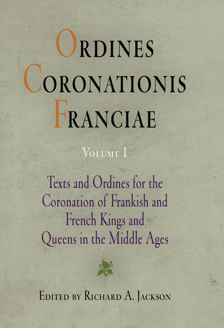 Cover image for Ordines Coronationis Franciae, Volume 1 ISBN 9780812232639
