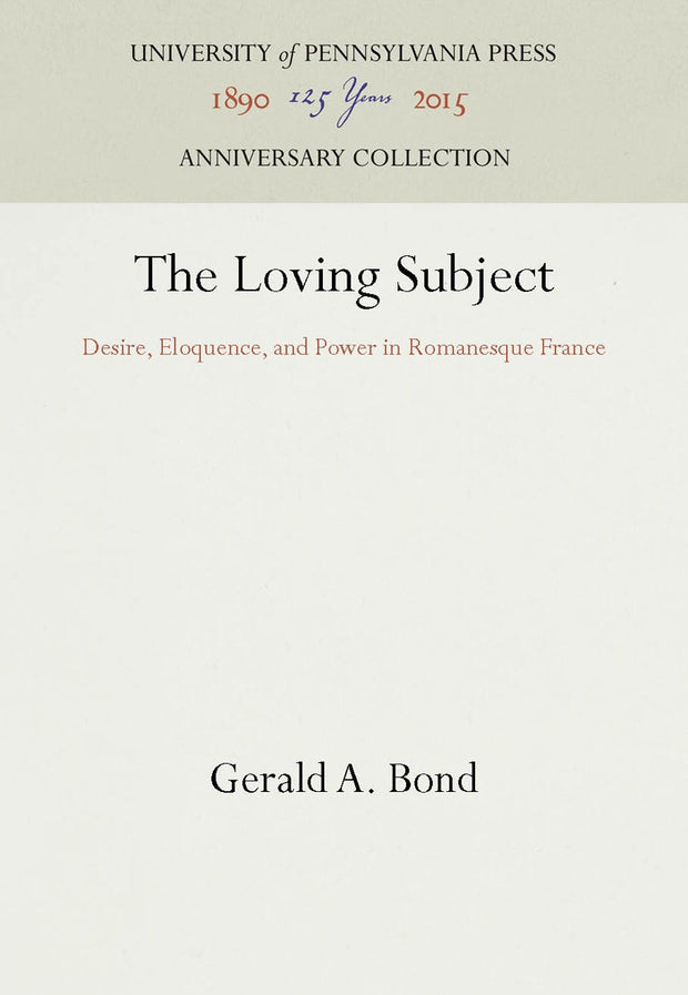 Cover image for The Loving Subject, isbn: 9780812233223