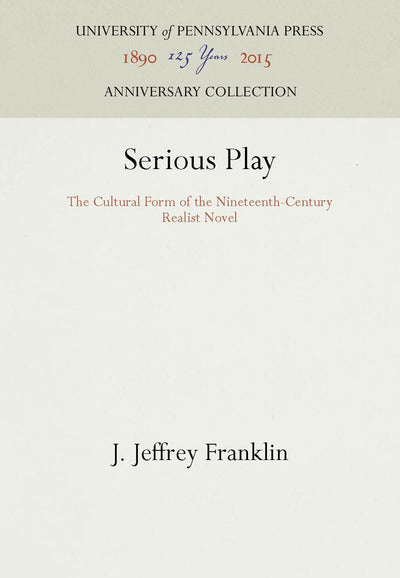 Cover image for Serious Play, isbn: 9780812234848