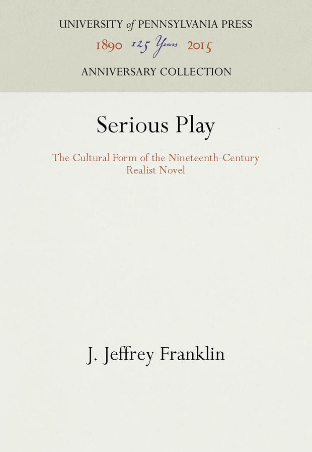 Cover image for Serious Play, isbn: 9780812234848