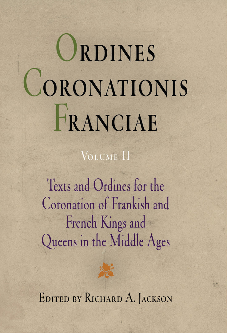 Cover image for Ordines Coronationis Franciae, Volume 2 ISBN 9780812235425