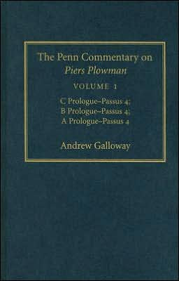 Cover image for The Penn Commentary on Piers Plowman, Volume 1, isbn: 9780812239225