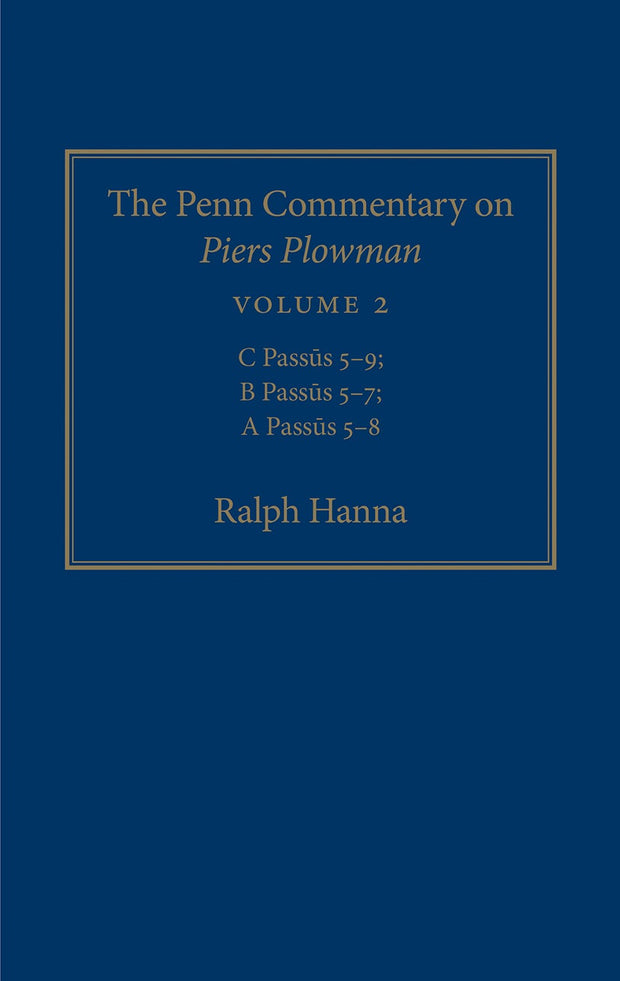 Cover image for The Penn Commentary on Piers Plowman, Volume 2, isbn: 9780812248913