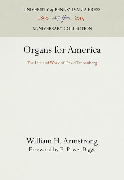 Cover image for Organs for America, isbn: 9780812275544