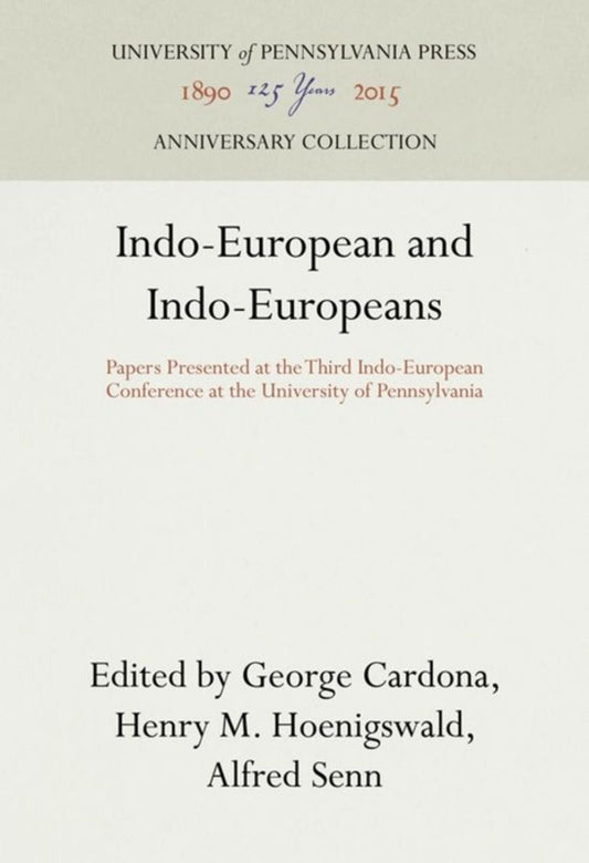 Indo-European and Indo-Europeans