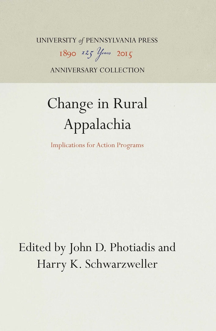 Cover image for Change in Rural Appalachia ISBN 9780812276183
