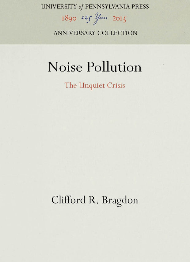 Cover image for Noise Pollution, isbn: 9780812276381