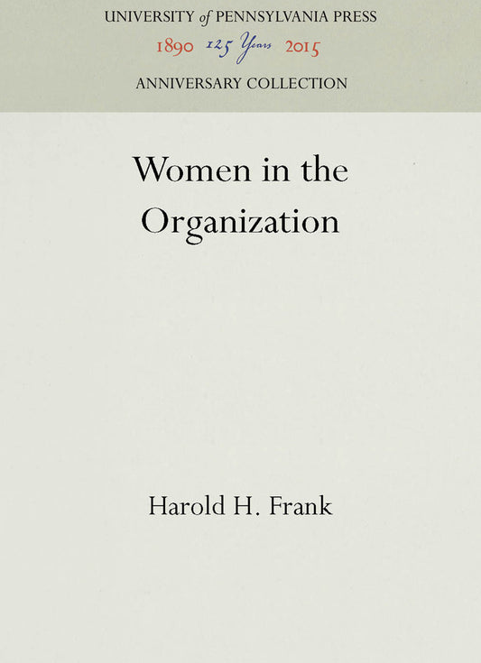 Women in the Organization
