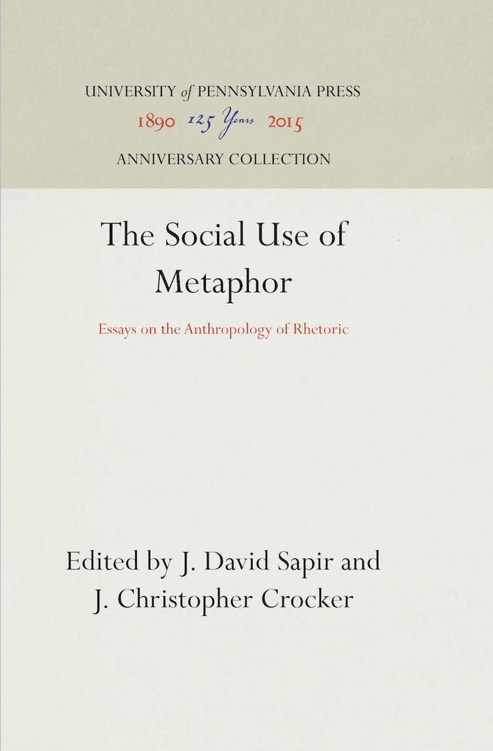 Cover image for The Social Use of Metaphor ISBN 9780812277258