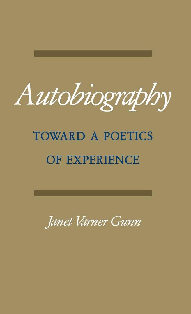 Cover image for Autobiography ISBN 9780812278347