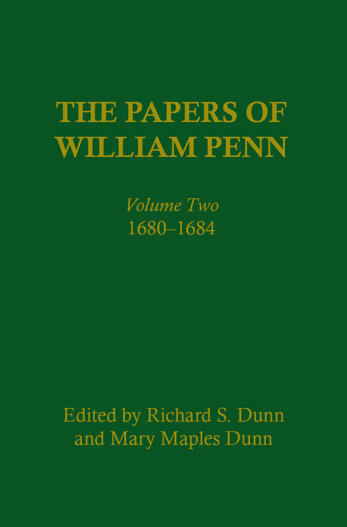 Cover image for The Papers of William Penn, Volume 2 ISBN 9780812278521