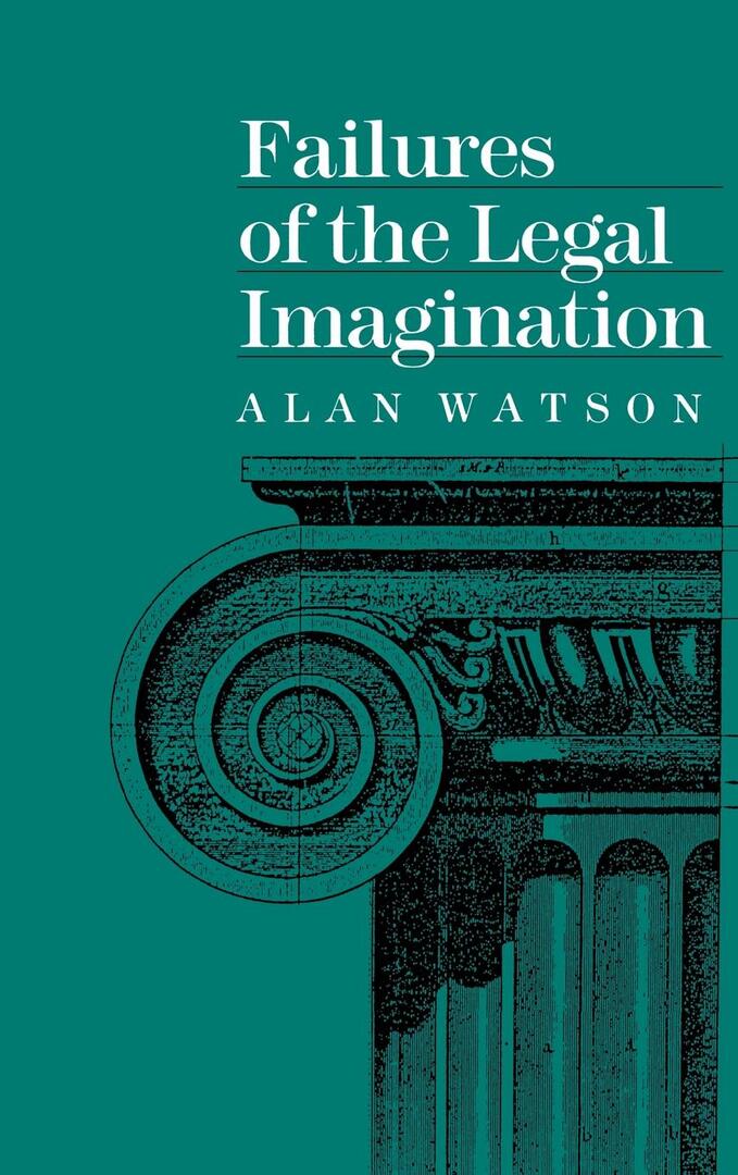 Cover image for Failures of the Legal Imagination ISBN 9780812280890