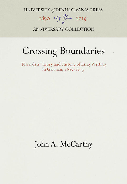 Crossing Boundaries
