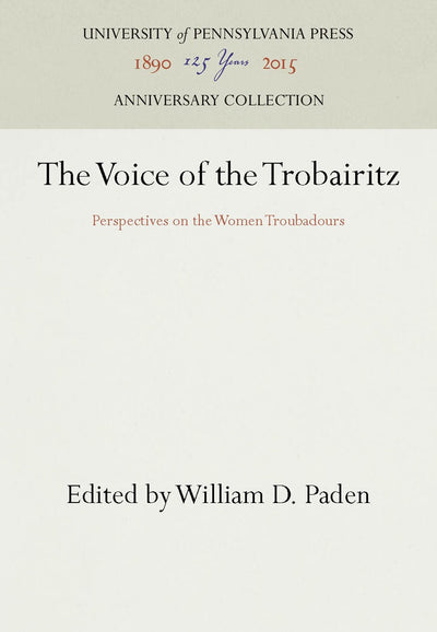 Cover image for The Voice of the Trobairitz, isbn: 9780812281675