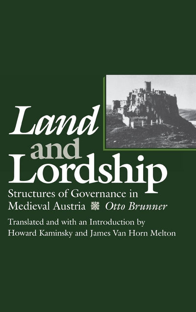Cover image for Land and Lordship, isbn: 9780812281835