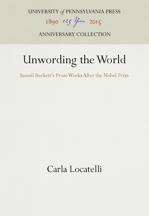 Cover image for Unwording the World, isbn: 9780812282320