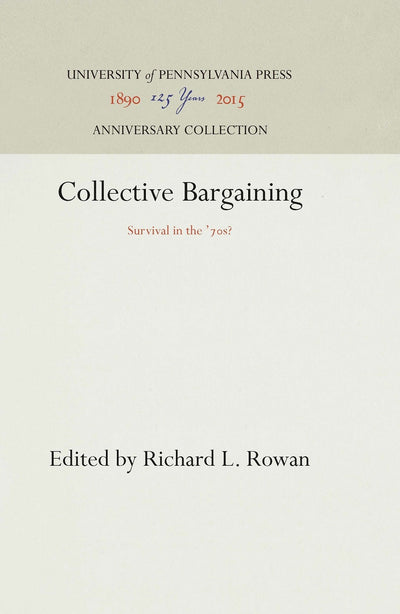 Cover image for Collective Bargaining, isbn: 9780812290769