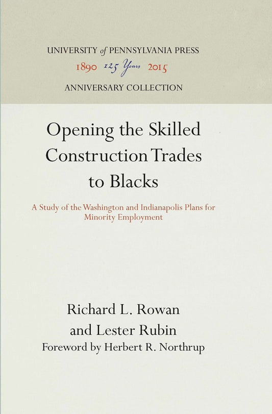 Opening the Skilled Construction Trades to Blacks