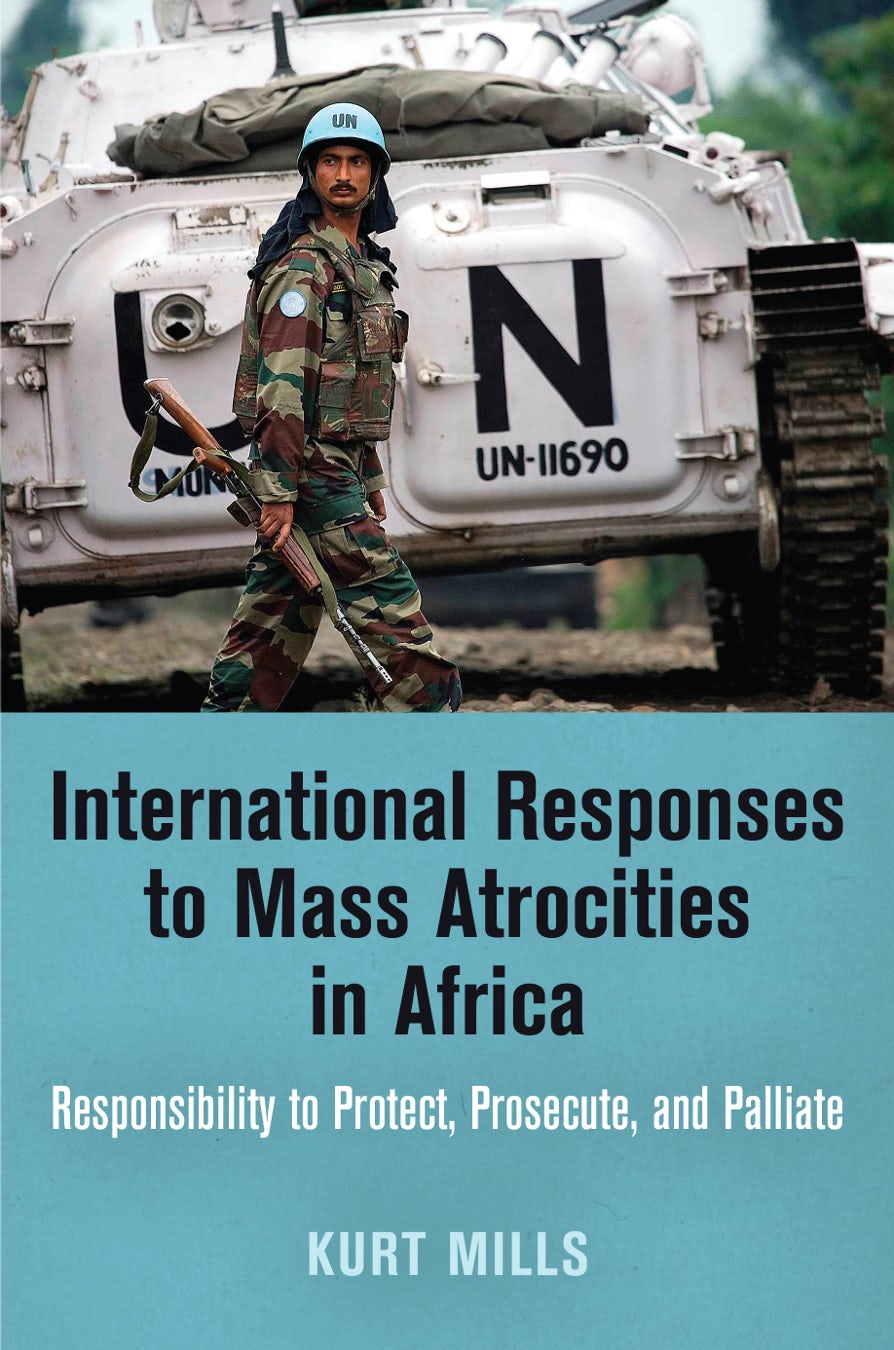Book cover image for International Responses to Mass Atrocities in Africa ISBN: 9780812291605