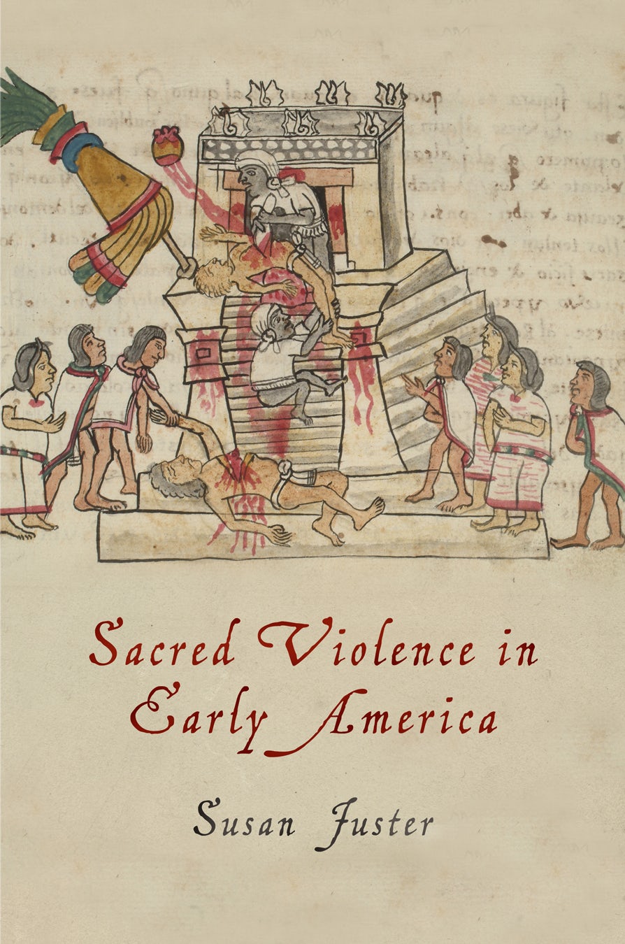 Book cover image for Sacred Violence in Early America ISBN: 9780812292824