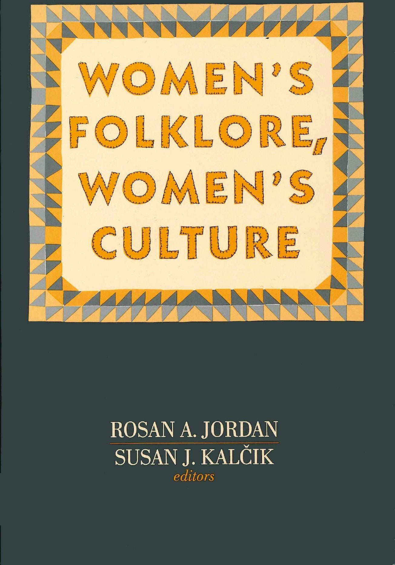 Book cover image for Women's Folklore, Women's Culture ISBN: 9780812293388