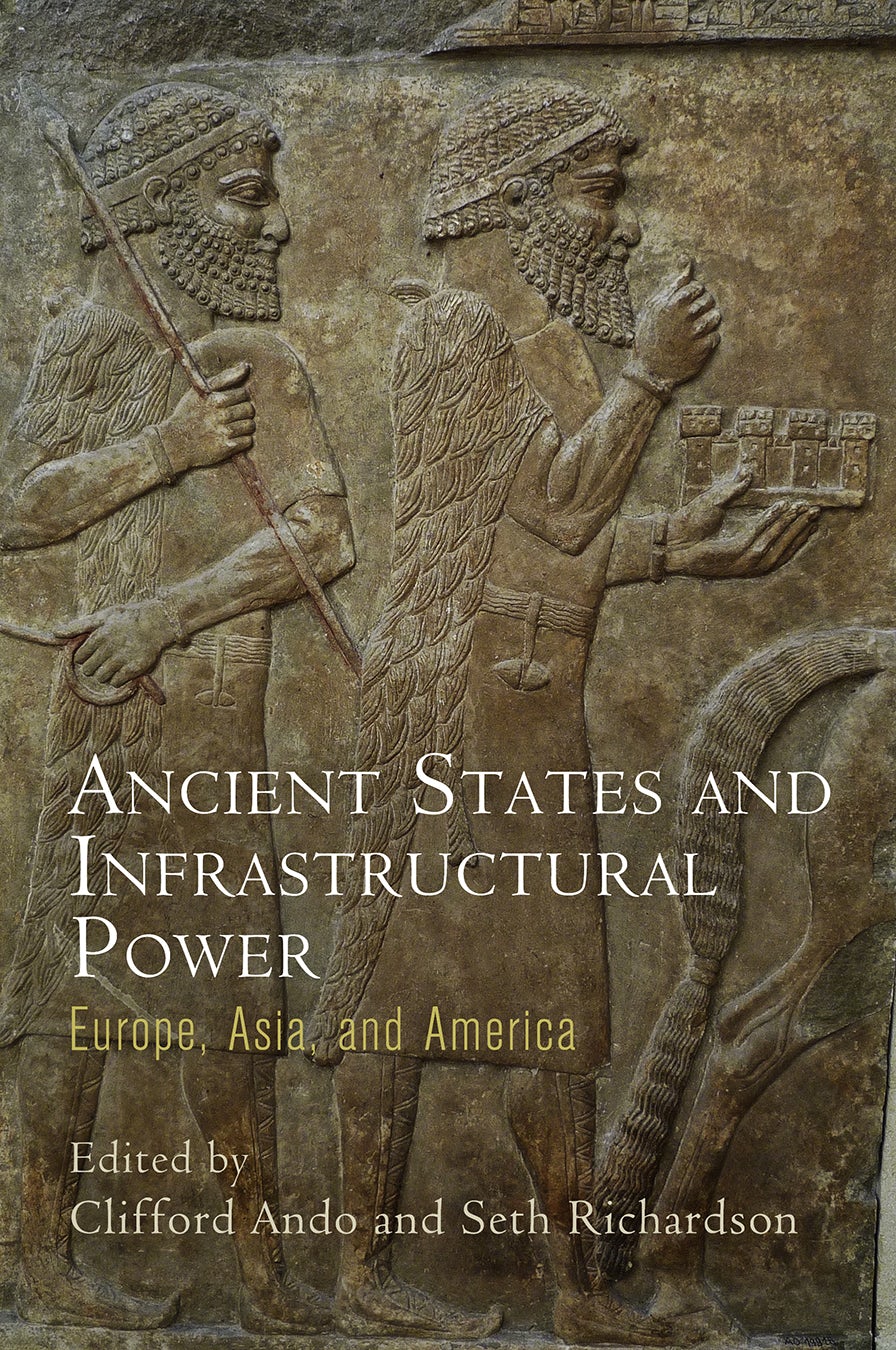 Book cover image for Ancient States and Infrastructural Power ISBN: 9780812294170