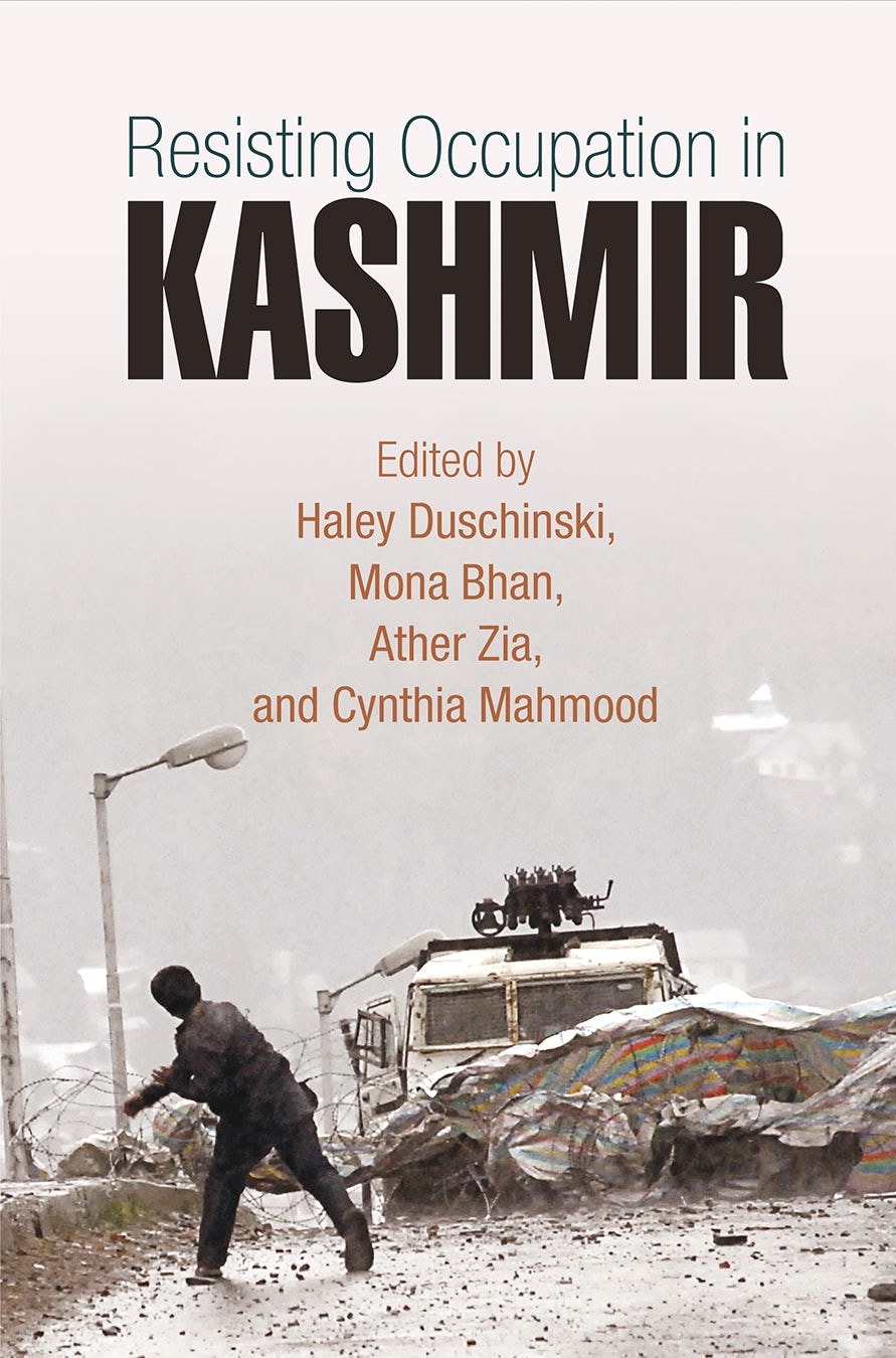 Book cover image for Resisting Occupation in Kashmir ISBN: 9780812294965