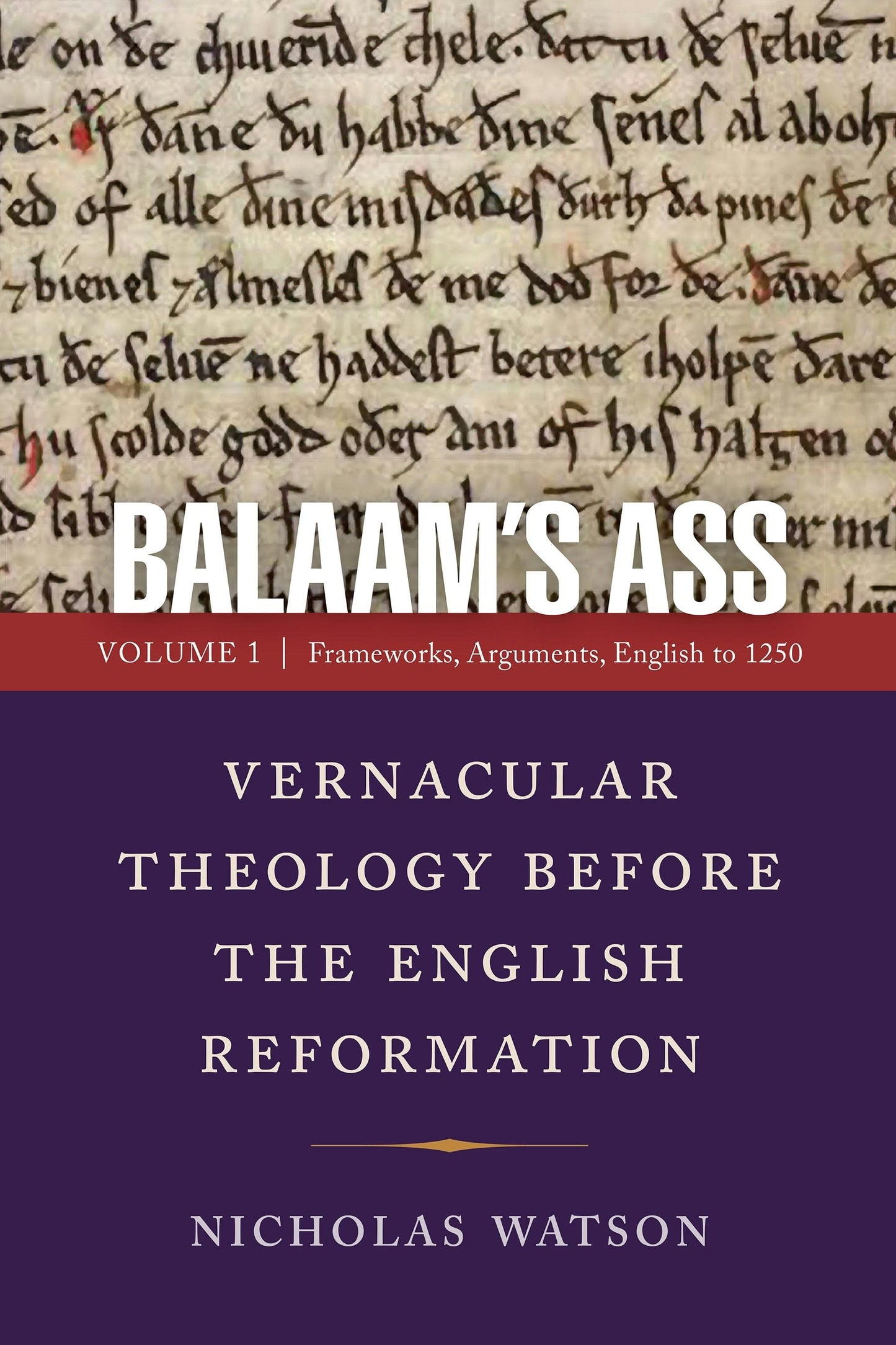Book cover image for Balaam's Ass: Vernacular Theology Before the English Reformation ISBN: 9780812298345