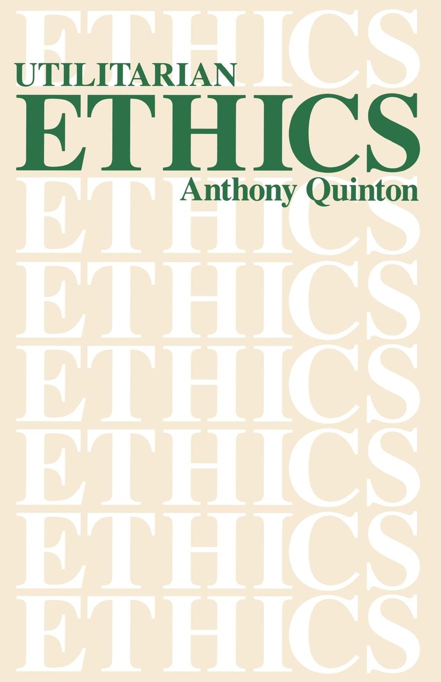 Book cover image for Utilitarian Ethics ISBN: 9780812690521