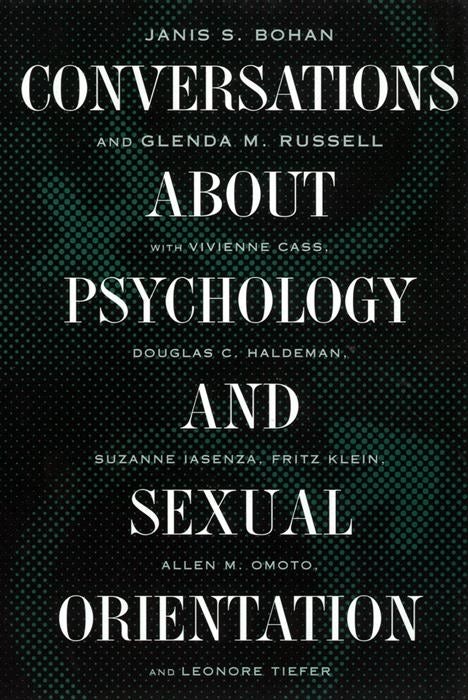 Cover image for Conversations about Psychology and Sexual Orientation, isbn: 9780814709139