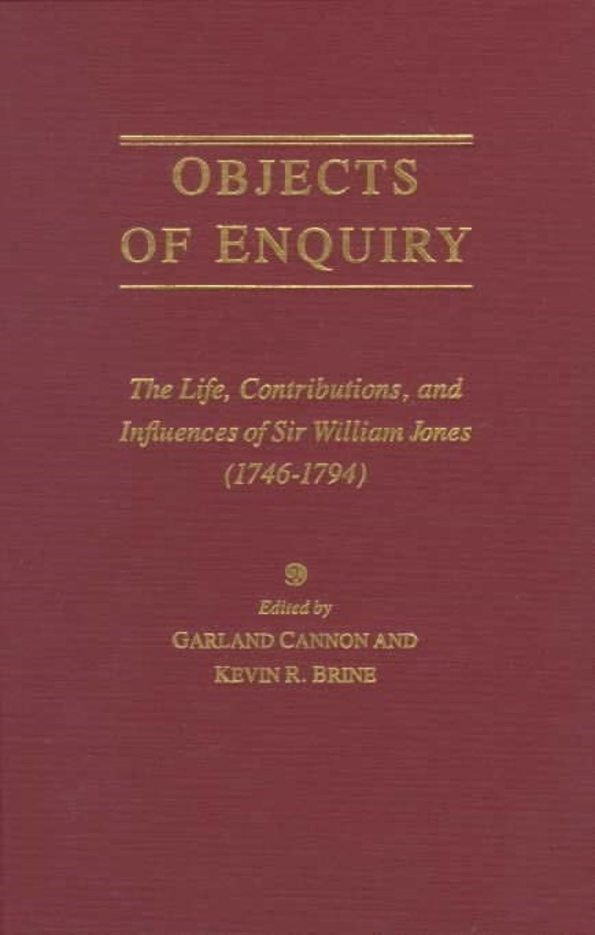 Cover image for Objects of Enquiry ISBN 9780814715178