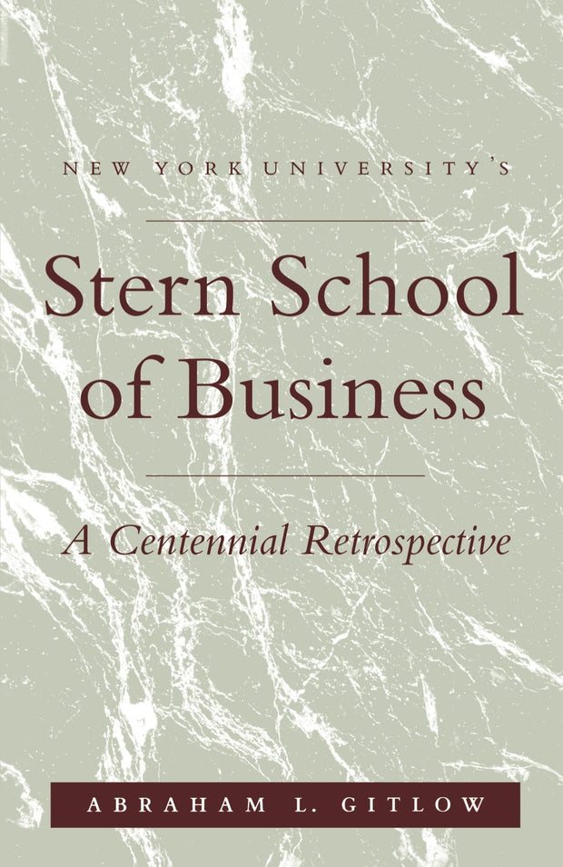 Cover image for NYU'S Stern School of Business, isbn: 9780814732533