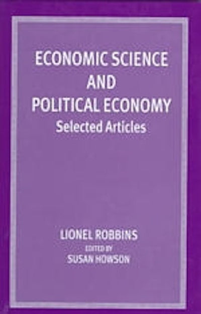 Economic Science and Political Economy